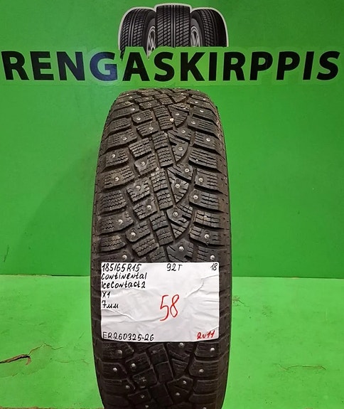 185/65R15 Continental IceContact 2 92T nastarengas