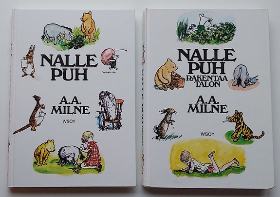 A.A. Milne Nalle Puh, ja rakentaa talon