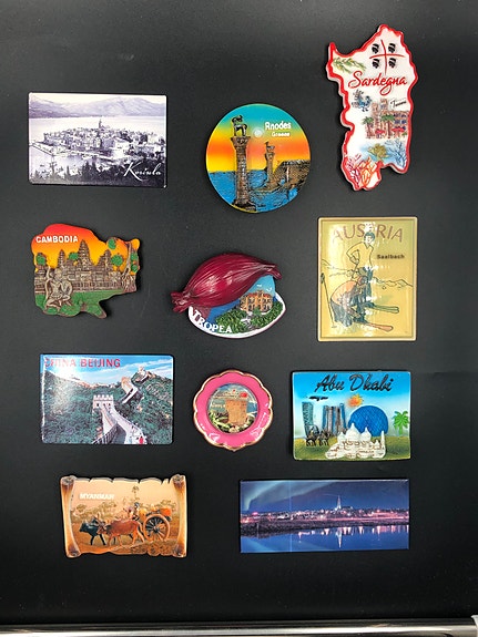 Travel Fridge Magnets Lot 2: Rhodes, Alanya, Tropea, Cambodia, Sardegna ...