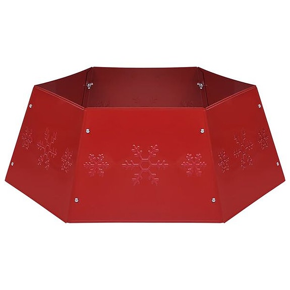 vidaXL Joulukuusen helma punainen Ø68x25 cm(sku331304