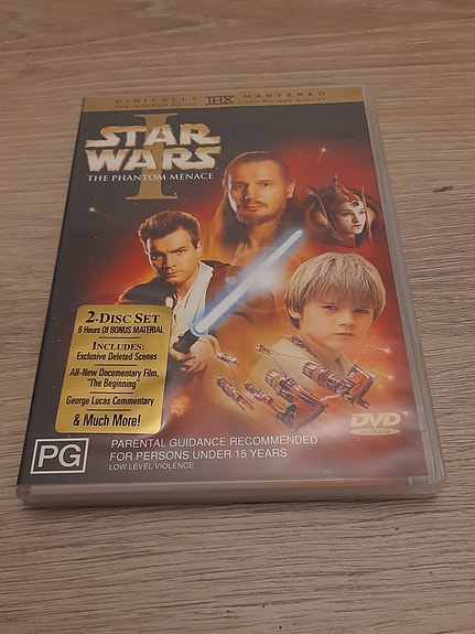 Star Wars: The Phantom Menace tupla dvd