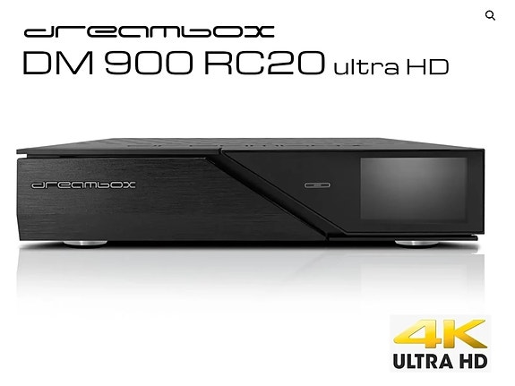 Dreambox DM900 RC20 UHD 4K – Premium tallentava digiboksi antenni-ja kaapeli
