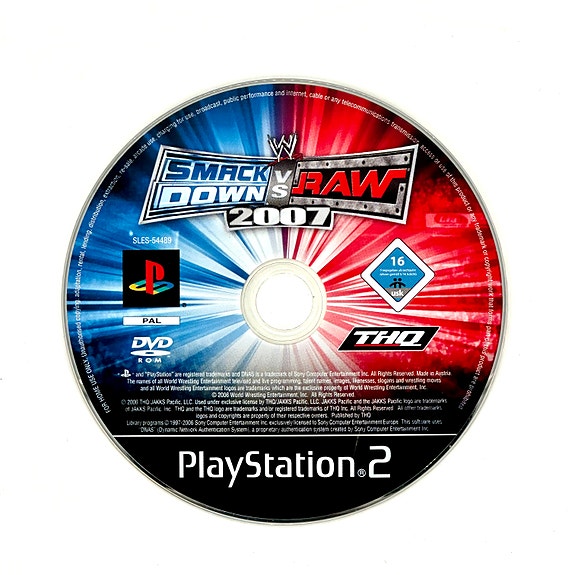 WWE SmackDown vs Raw 2007 CIB Ps2