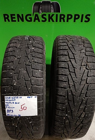 225/65R17 Nokian HKPL 7 Suv 106T nasta 7-8mm DOT10 2KPL