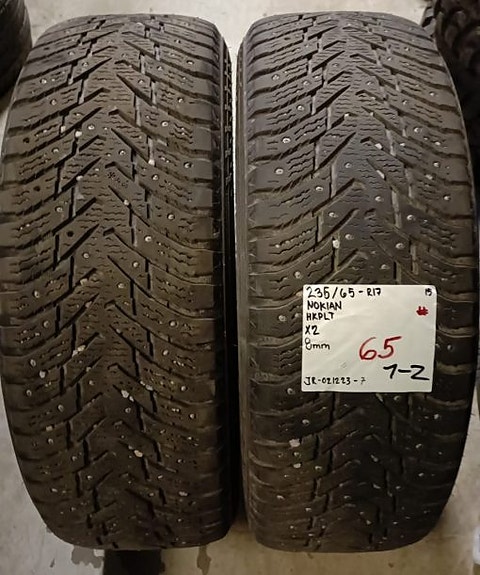 235/65R17 Nokian HKPL nasta 8mm # DOT15 2KPL