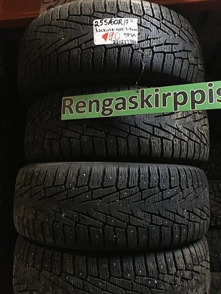 255/60R17 Nokian nasta 7-8mm DOT10 2KPL