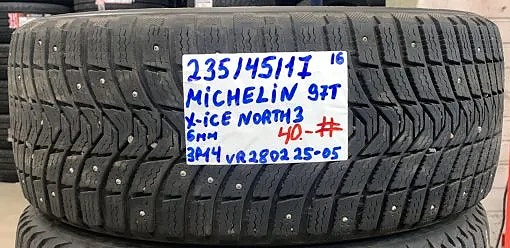 235/45R17 Michelin X-Ice North 3 97T nasta 6mm # DOT16 1KPL