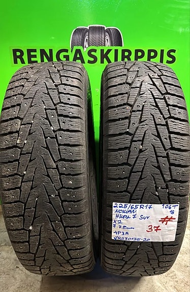225/65R17 Nokian HKPL 7 Suv 106T nasta 7-7,5mm # DOT18 2KPL