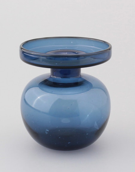 Iittala 1965 sininen kynttilänjalka