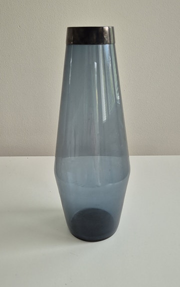 Riihimäen Lasi Sakari Pykälä Kulma maljakko 1345 25 cm