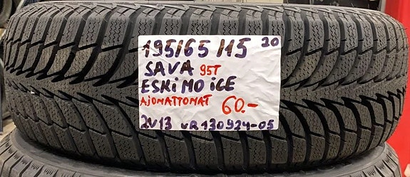 195/65R15 Sava Eskimo Ice 95T kitkarengas ajamaton