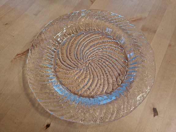 Tarjoilulautanen Riihimäen lasi TUPRU