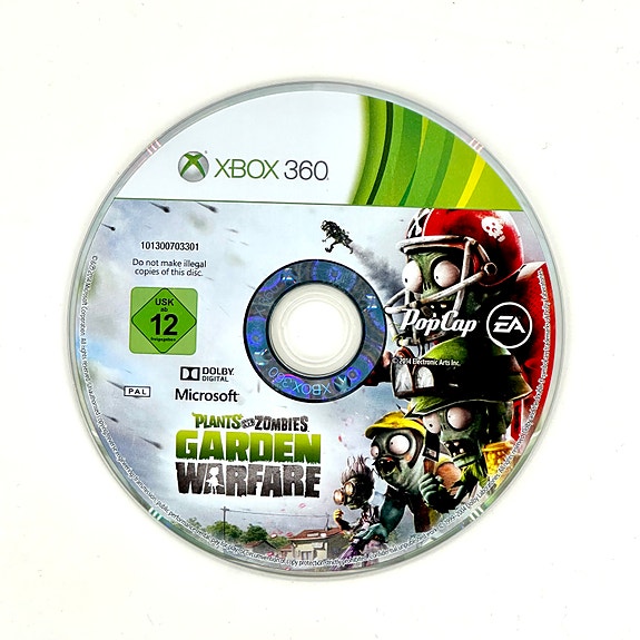 Plants and Zombies Garden Warfare loose Xbox 360