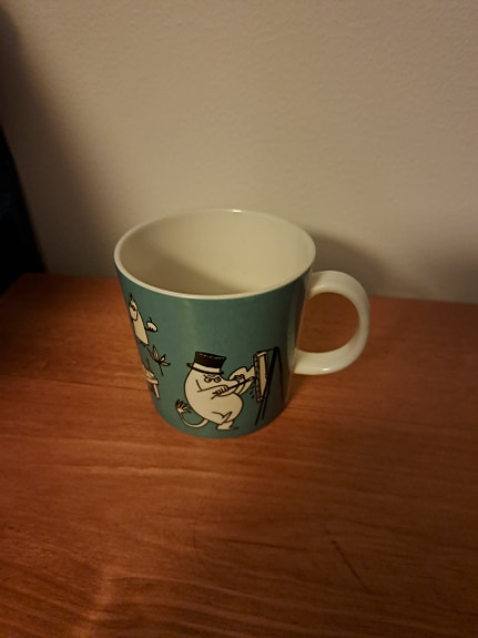 Muumimuki sininen (1990-1996) uudenveroinen