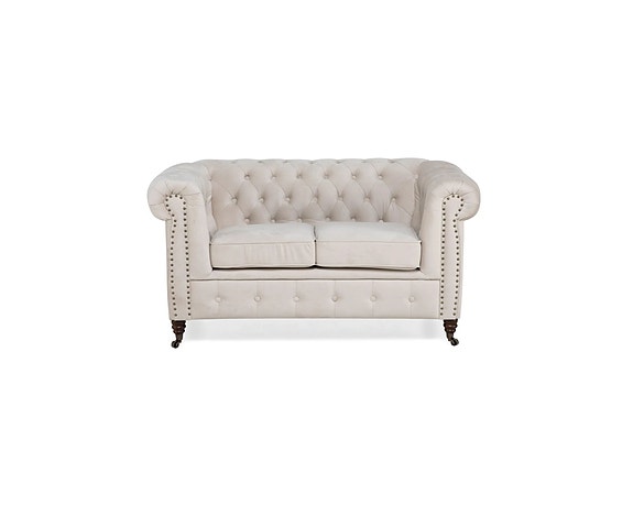 Chesterfield Deluxe 2-istuttava sohva beige