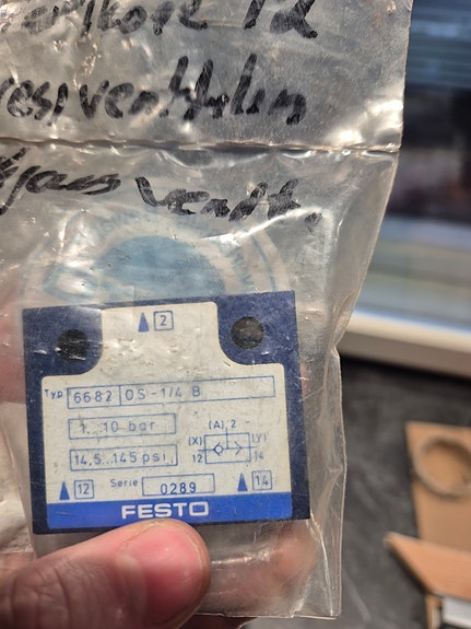 Festo 6682  os-1/4 b paineilmaventtiili