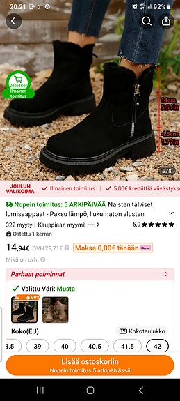 Naisten talvi kengät