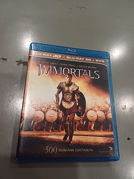 Immortals blu-ray + DvD