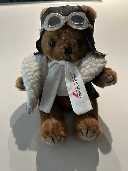 British Airways Pilot Teddy nalle