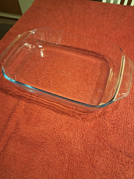 Lasinen uunivuoka Pyrex