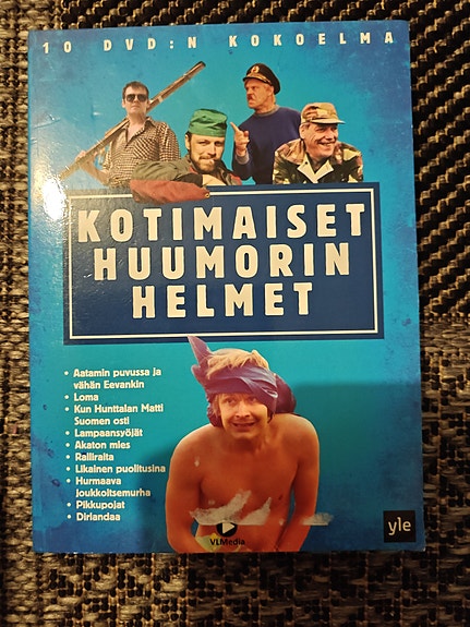 Kotimaiset huumorin helmet dvd kokoelma
