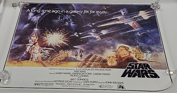 Star Wars Episode IV elokuva juliste Zig Zag half sheet