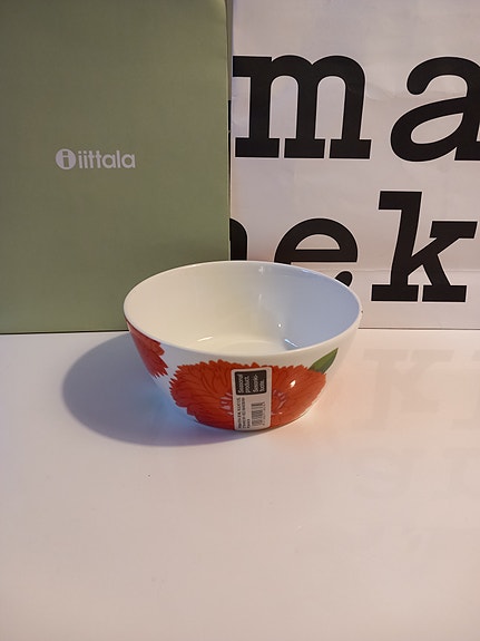 Iittala Marimekko Primavera punainen kulho 5dl