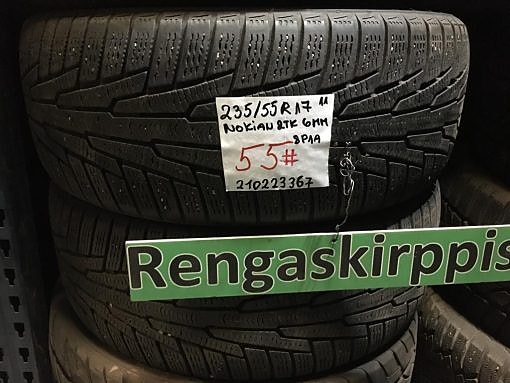 235/55R17 Nokian kitka 5mm # DOT11 2KPL