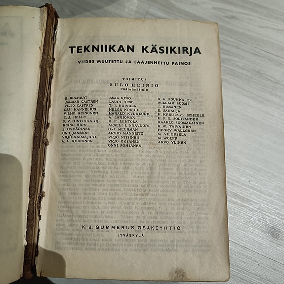 Tekniikan käsikirja oppikirja