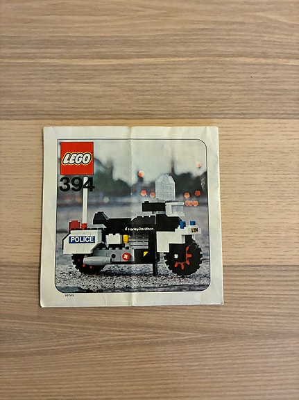 Lego 394 rakennusohje, Harley-Davidson FLH 1200