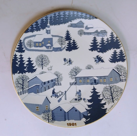 Arabia, Raija Uosikkinen, Joululautanen 1981