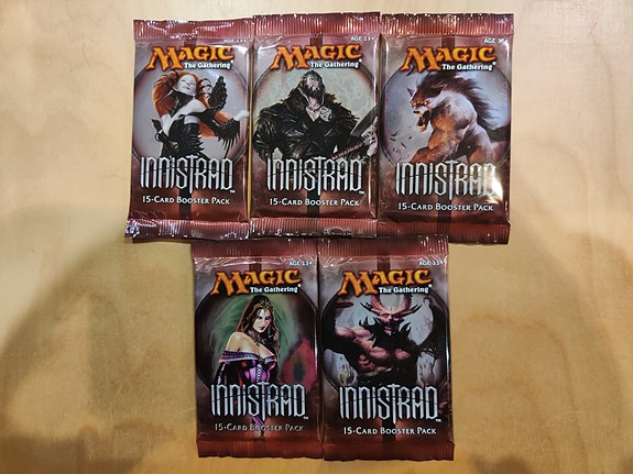 MTG 5x  Innistrad Booster - Full art set