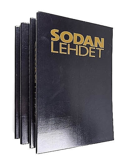 Sodan lehdet : kokoelma sanomalehtiä vuosilta 1939-45 osat 1-52 Koteloita 4 kpl