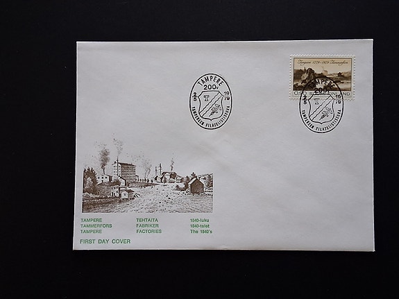 Ensipäiväkuori FDC Tampere 200 vuotta 2.5.1979