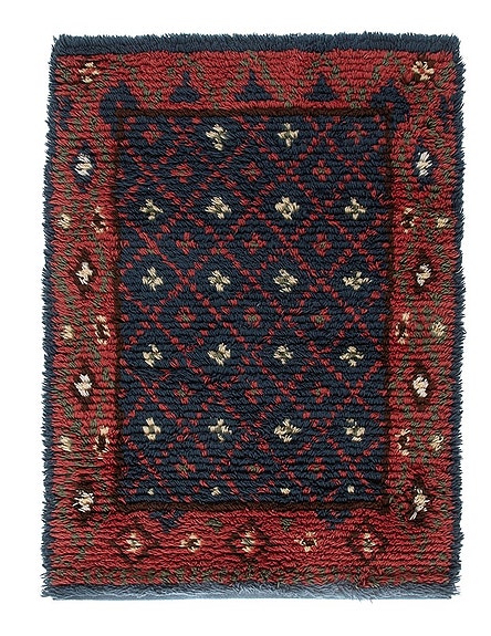 SUOMEN KÄSITYÖN YSTÄVÄT "Uusimaa IV" ryijy 75 x 105 cm