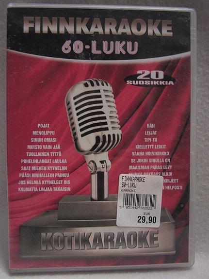 Finnkaraoke 60-luku karaoke dvd