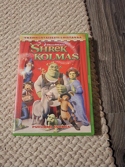 Shrek Kolmas DVD-elokuva suomenkielisellä äänellä