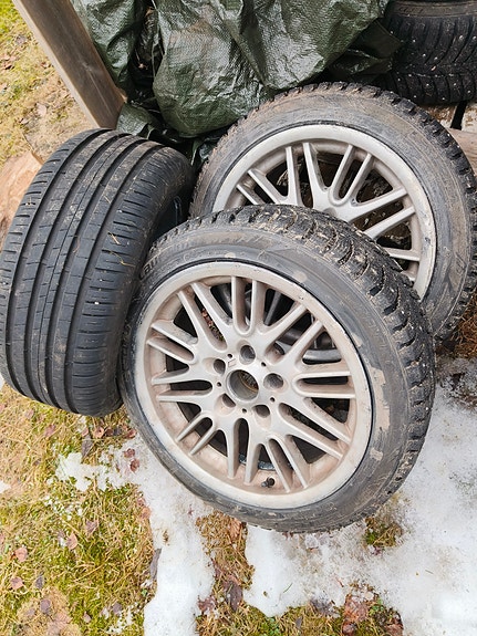 Bmw kesärenkaat ja nastarenkaat alumiinivanteilla