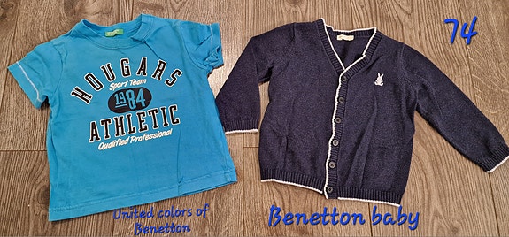 Vauvan Benetton vaatteet 74
