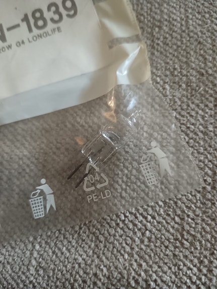 Minihalogen 12V 20W G4 Longlife
