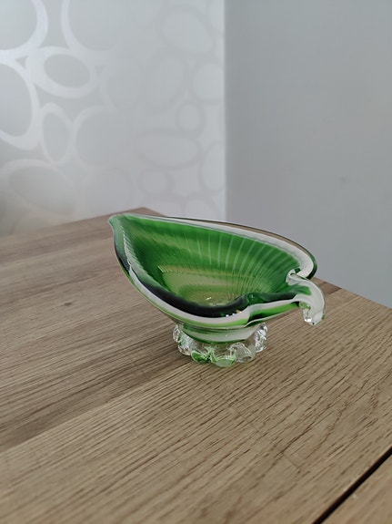 Murano taidelasi kulho käsinpuhallettu
