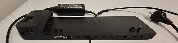 Hp ultra slim telakka+virtalähde