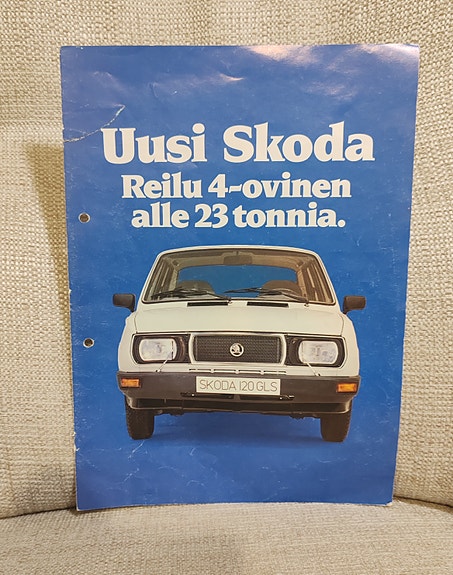 Skoda 120 L cm. 1982 myyntiesite