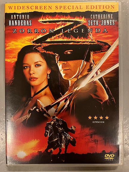 Zorro Legenda DVD-elokuva