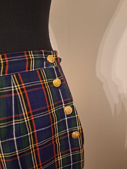 Ralph Lauren ruutu hame pellavaa koko 12 (US)