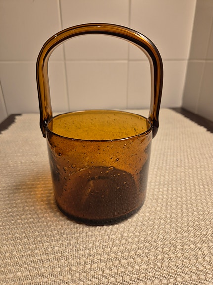 Nuutajärven lasin Sargasso lasimalja/lasikori