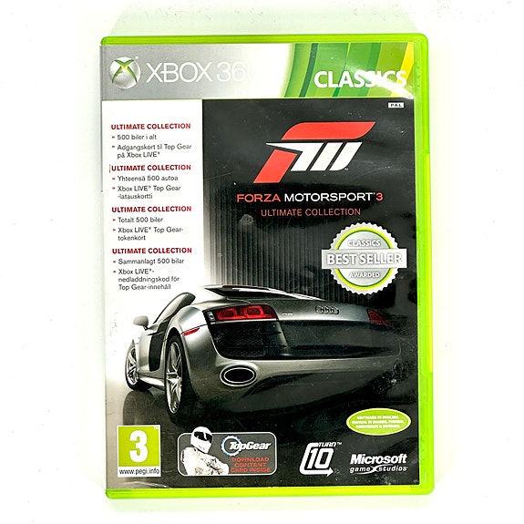 Forza Motorsport 3 Ultimate Collection Xbox 360