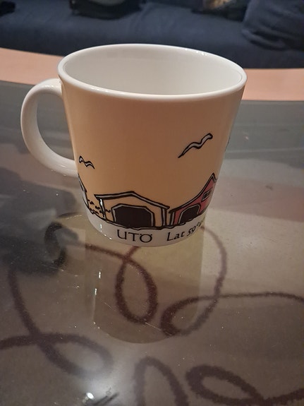 Arabia Utö muki keltainen