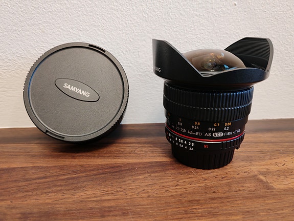 Samyang 12mm f/2.8 ED AS IF NCS UMC Fisheye Lens AE for Nikon F Mount