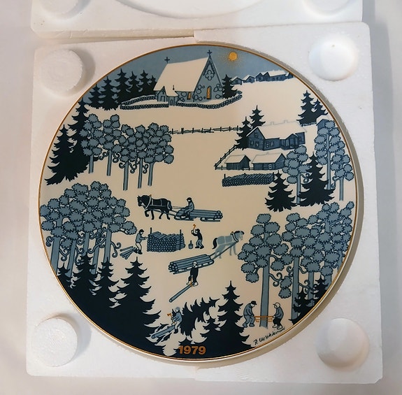 Arabia, Raija Uosikkinen, Joululautanen 1979